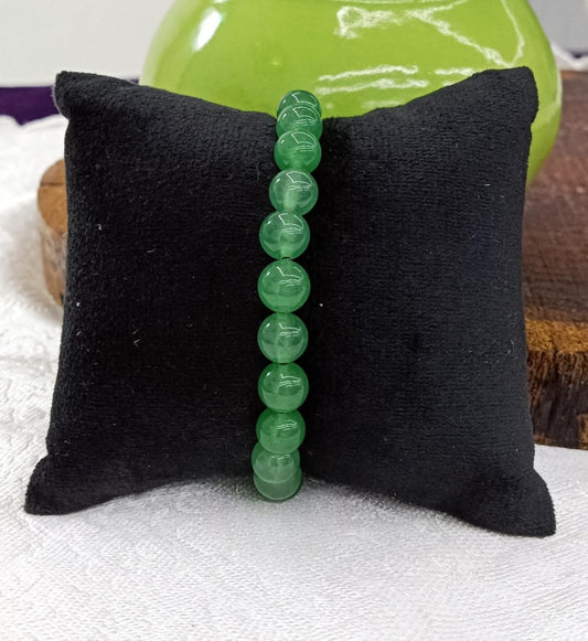 GREEN BEADED BRACELET