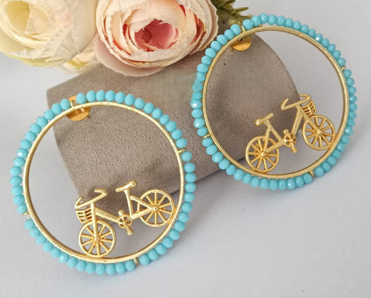 Vanshika Jewels Fashionable cycle earrings for girls